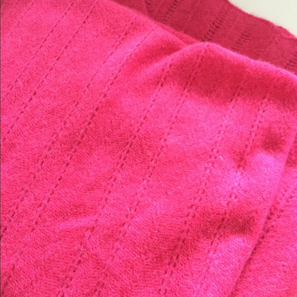 100% Pink Cashmere scarf